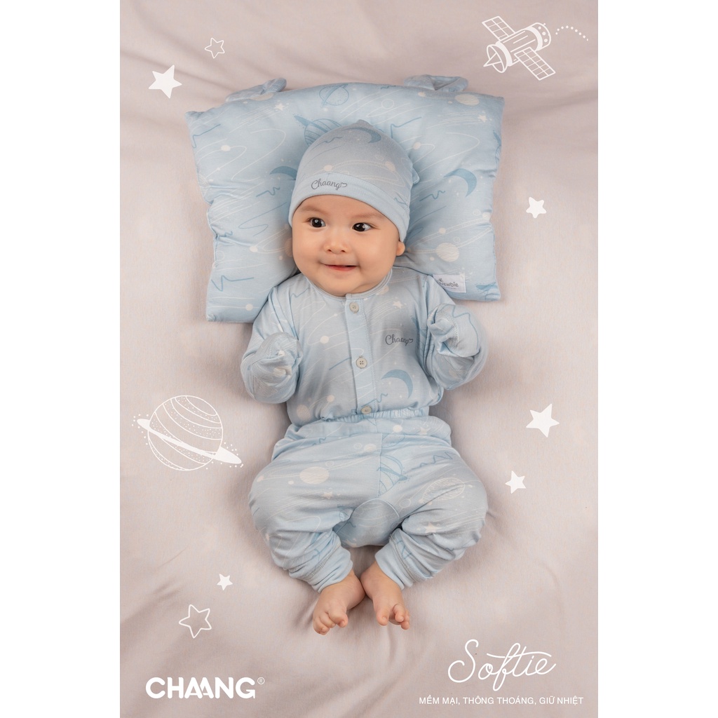 Chaang bộ quần áo dài tay Chaang Cosmos giữ ấm cho bé sơ sinh AW22D13