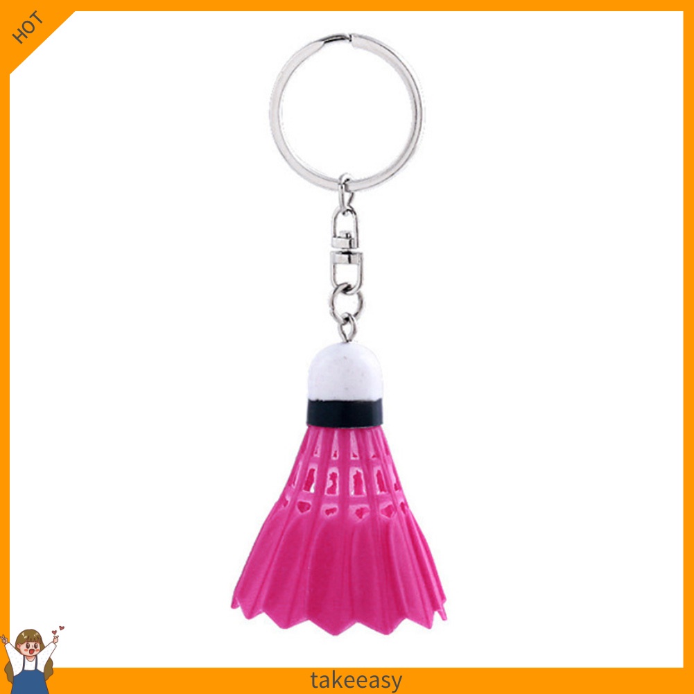 Móc khóa hình quả cầu lông mini xinh xắn dễ thương