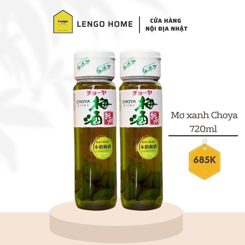 Combo 2 chai Nước Mơ Choya 720ml Nhật Bản