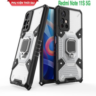 Ốp lưng Redmi Note 11S 5G tổ Ong Iring không gian mới chống sốc chống va đập mạnh giá đỡ mặt lưng
