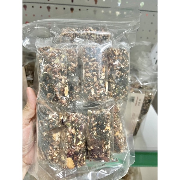 Thanh gạo lứt dinh dưỡng hạt tổng hợp, yến mạch, rong biển, hạt sen, chà bông 400g