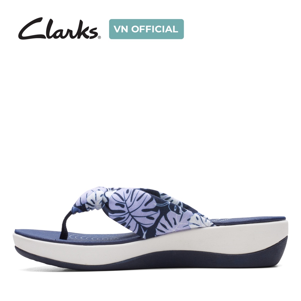 Dép Nữ Clarks Arla Glison màu Blue Floral Syn