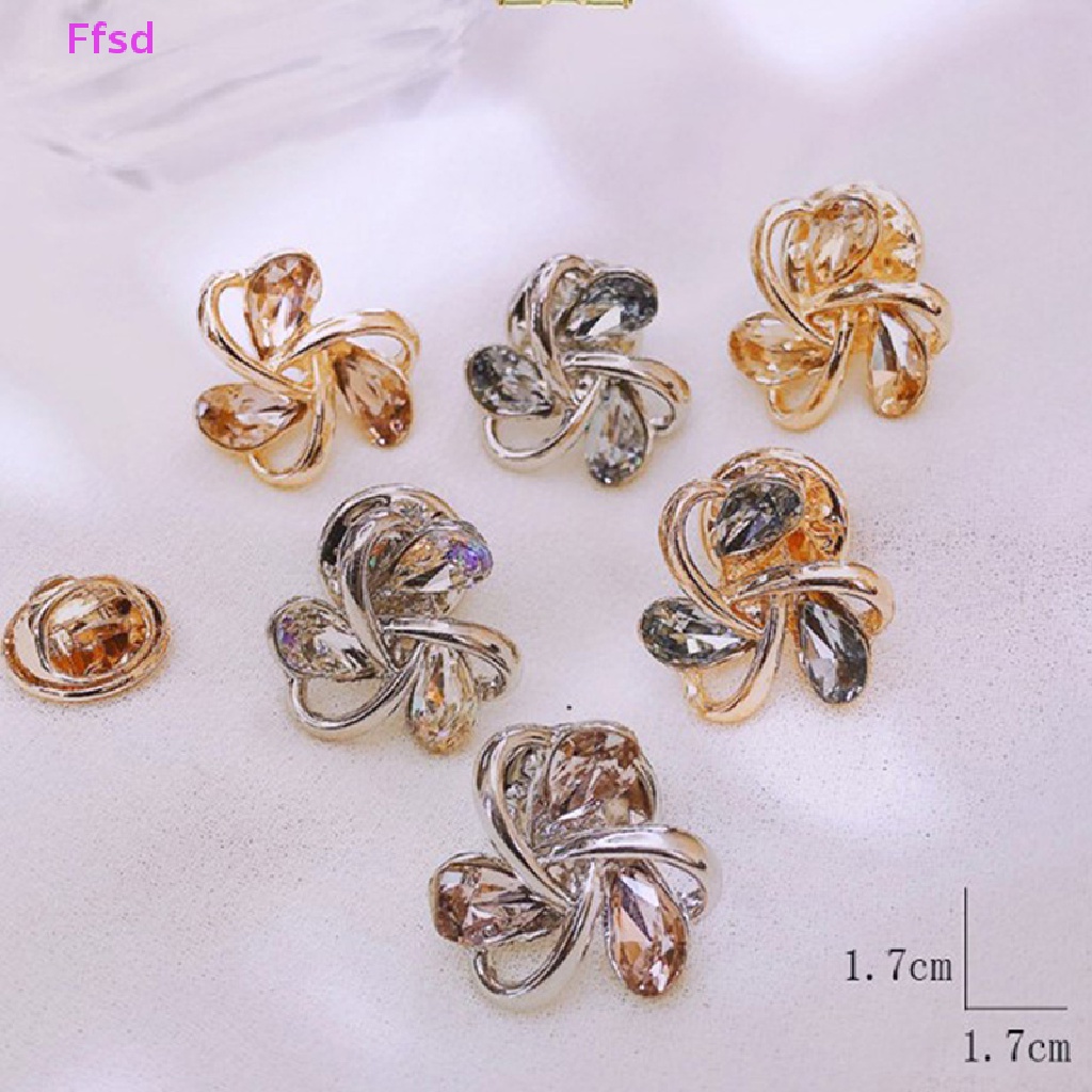 {Ffsd} Trâm Cài Áo / Khăn Choàng / Cổ Đính Đá Pha Lê Hình Thiên Nga / Hoa Bán Chạy