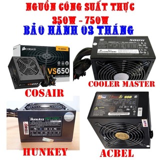 Nguồn hunkey | cooler master | acbel | cosair công suất thực 350w 750w