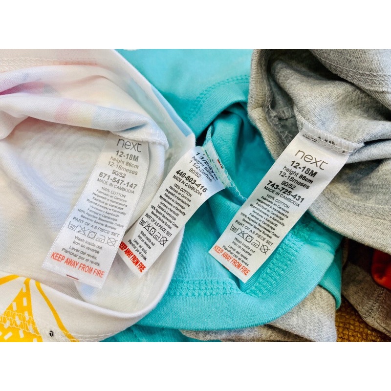 Bộ cotton Next hàng Combodia dư xịn cho bé trai/bé gái