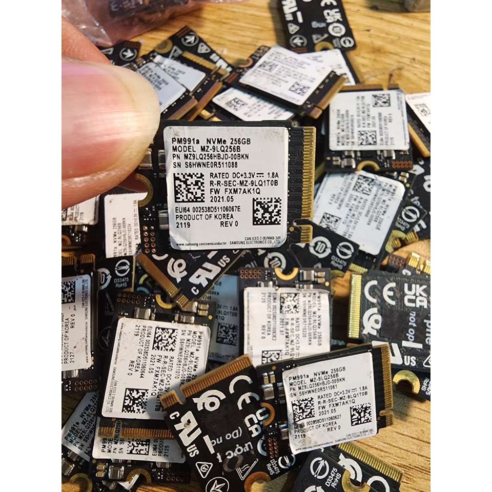 Ổ cứng SSD M2 2230mm NMVe Samsung PM991a 256Gb