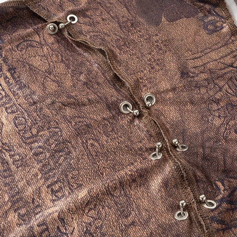 Đầm dài DUNEA không tay in họa tiết cổ điển dành cho nữ