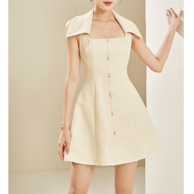 Đầm đi dự tiệc cưới dáng xòe sang chảnh - Kalin