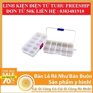 Hộp Đựng Linh Kiện Điện Tử 10 Ngăn