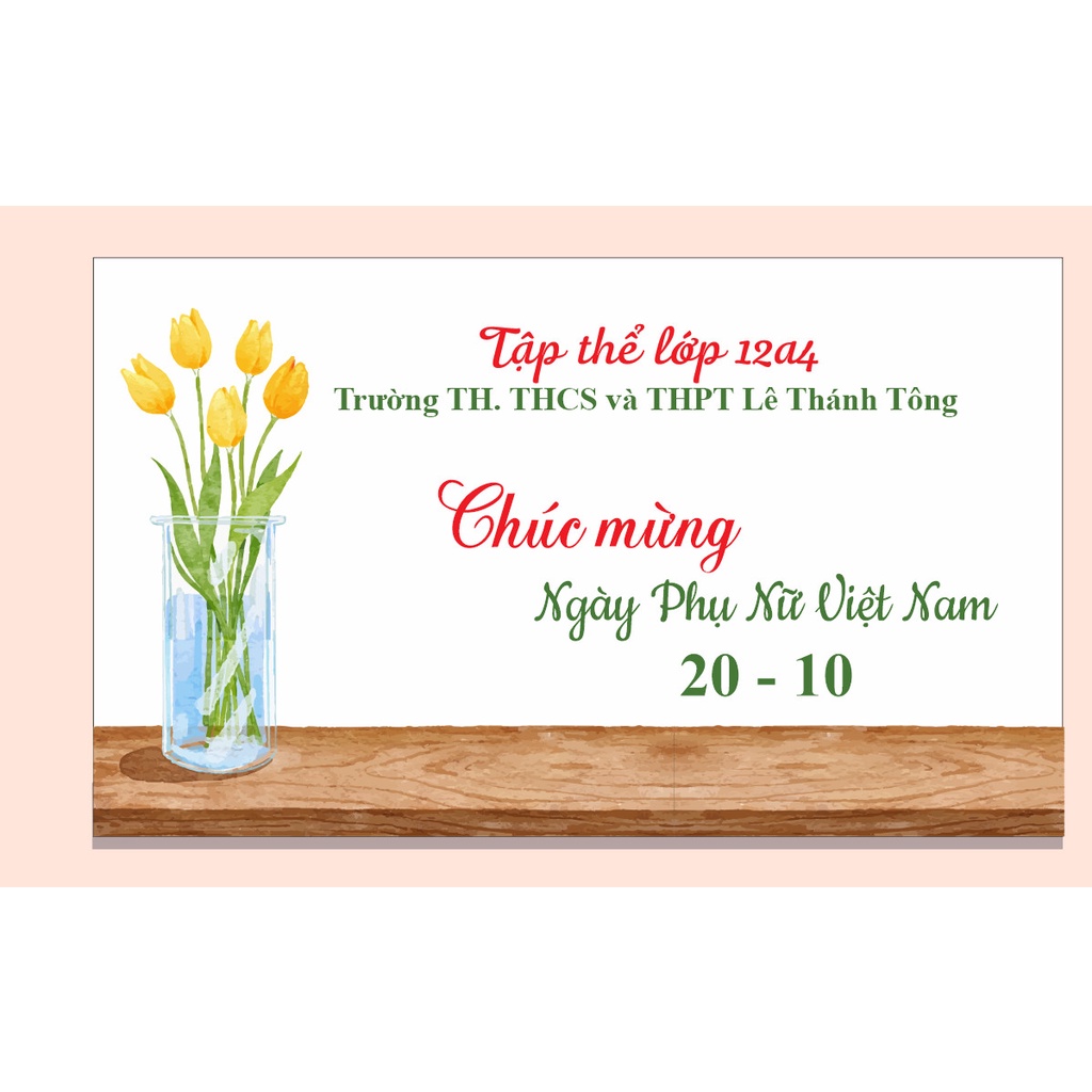 Combo 10 cái phong bì chúc mừng ngày 20 tháng 10 / 20 tháng 11