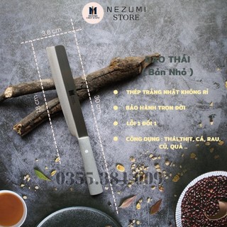 Dao thái thịt, gọt bổ hoa quả thép trắng không rỉ