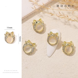 Charm Tết cao cấp mèo thần tài đính móng