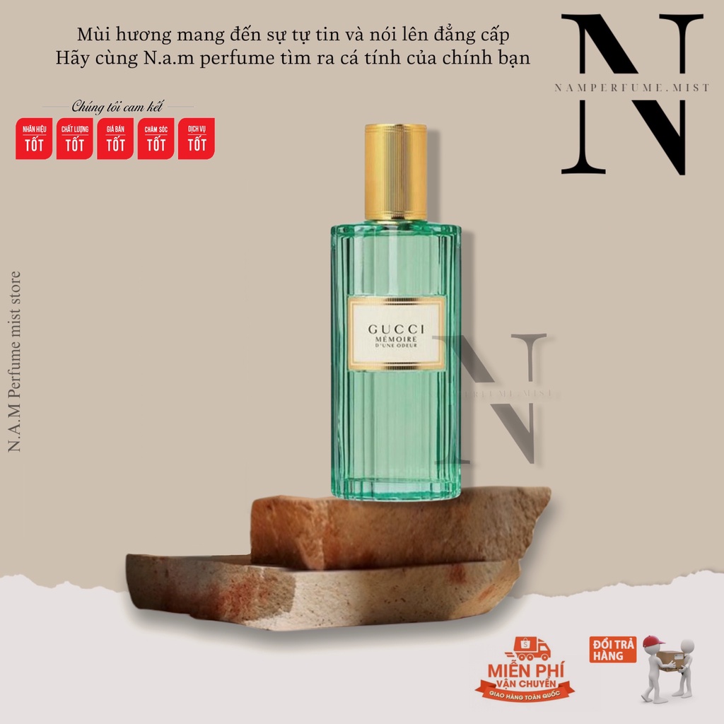 𝐆 𝐔 𝐂 𝐂 𝐈 Memoire | Nước hoa nữ | Nữ Tính , Sang Trọng , Quyến Rũ