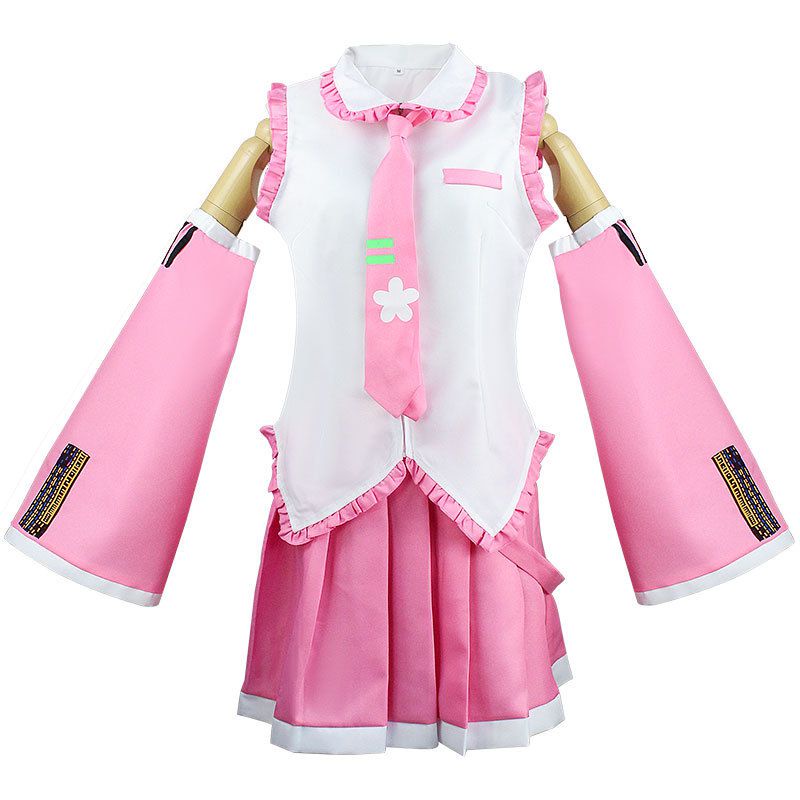 Bộ Tóc Giả Màu Hồng Hóa Trang Nhân Vật hatsune miku Nhật Bản