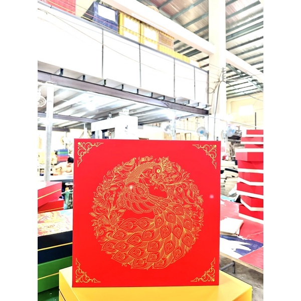 HỘP TẾT CON CÔNG (hộp+túi) 0702045913