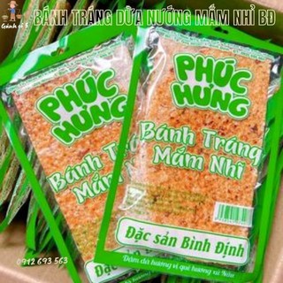 Bánh tráng dừa nướng mắm nhỉ Bình Định| Bánh tráng mắm nhỉ Phúc Hưng