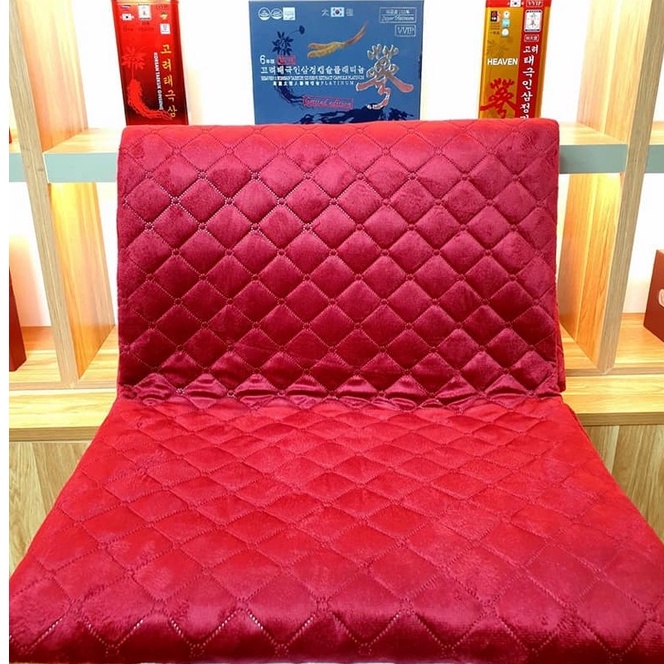 Chăn Đệm Điện Sưởi Ấm Nhung Đỏ Hàn Quốc An Toàn Tuyệt Đối - Tiết Kiệm Điện