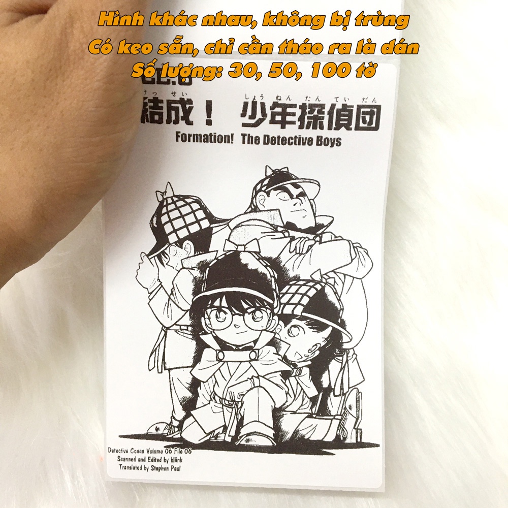 Giấy dán tường anime manga Conan Poster One Piece Goku Attack on titan, tranh dán tường decor phòng cực đẹp ANM04