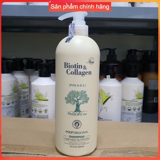 Dầu gội Biotin collagen cho tóc khô hư tổn 1000ml