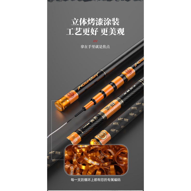 Cần câu tay MC Khinh Lượng, cần câu cá chép, trắm, cần câu đơn, câu đài