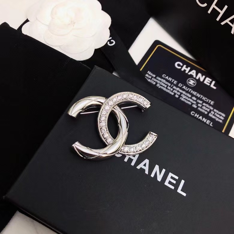 Ghim Cài Áo Hình Chữ C Phong Cách Retro Thời Trang