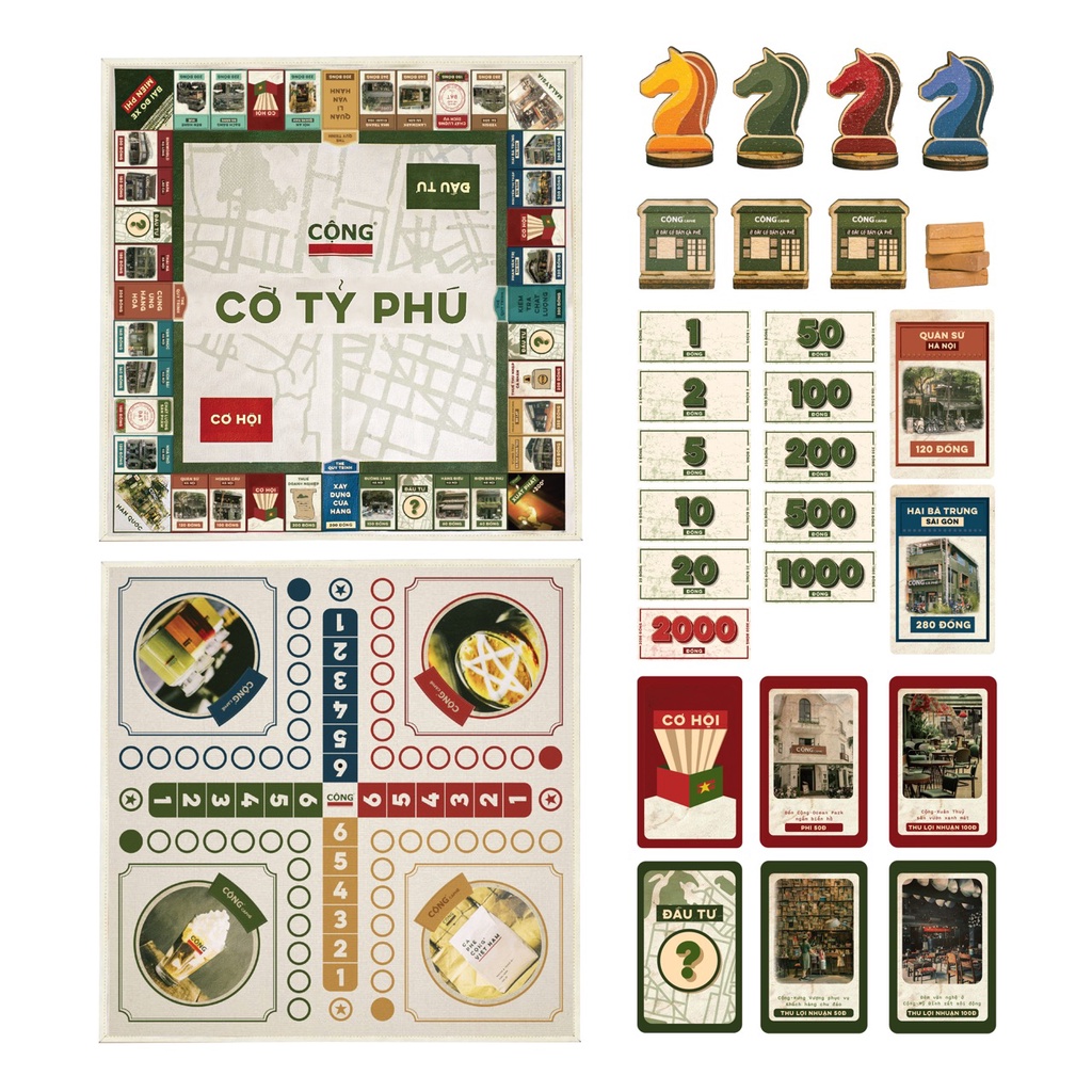 Cờ cá ngựa và cờ tỷ phú, Cộng Board game Bộ Trò chơi phiên bản đặc biệt kỷ niệm 15 năm sinh nhật Cộng Cà phê