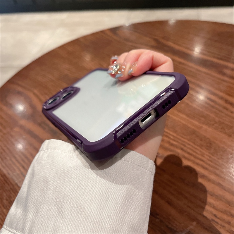 Ốp Điện Thoại iPhone 14 13 12 Pro max 14 plus case ốp lưng điện thoại iphone 14 13 12 promax silicon Cứng Mềm Bo Viền Chống Sốc Màu Trong Suốt Sang Trọng Cho iP 14 Plus 13 12 11 Pro Max