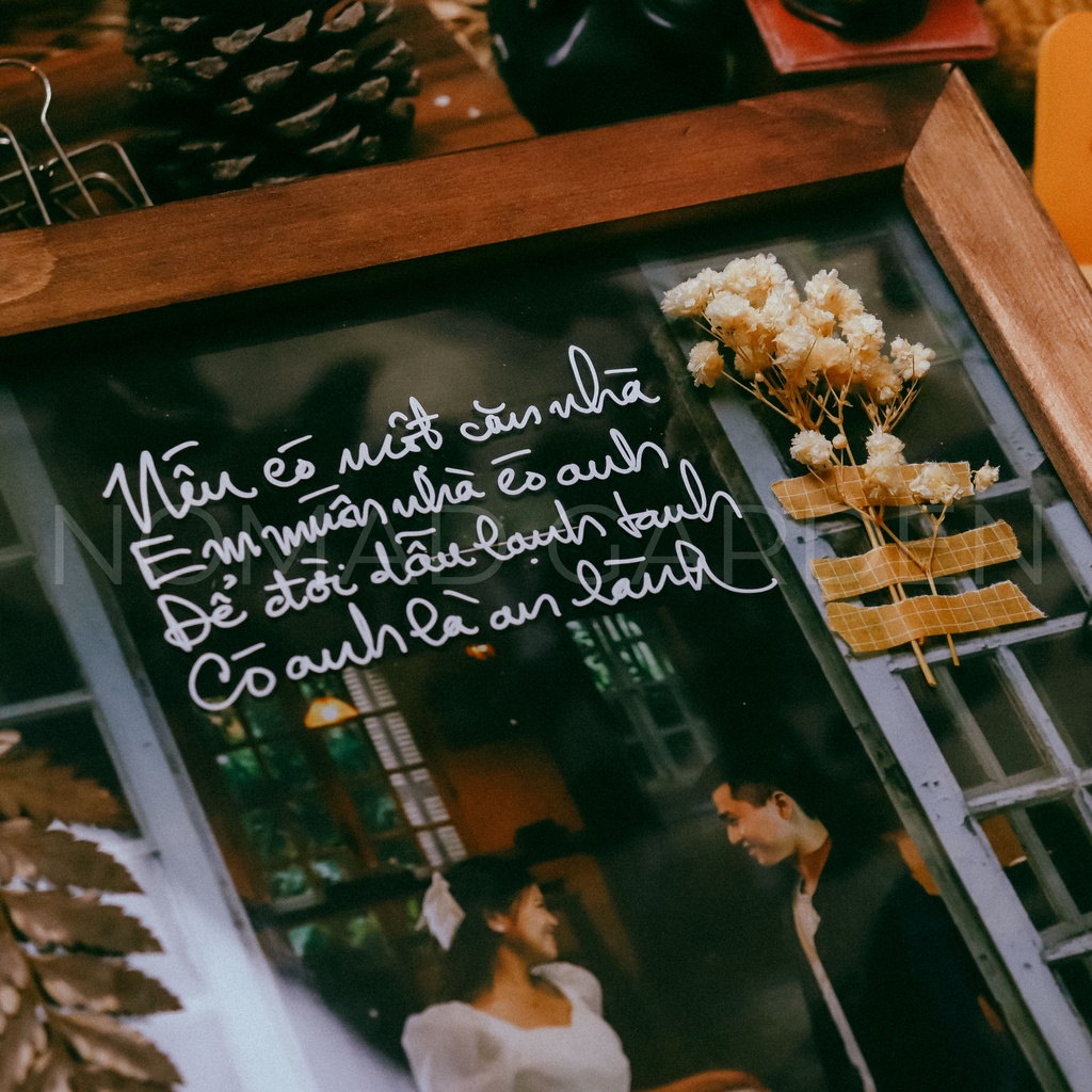 Khung ảnh chữ viết tay NOMAD GARDEN