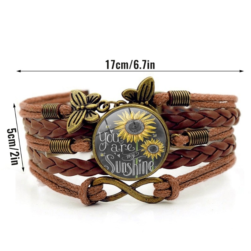 Vòng Tay Da Nhiều Sợi Cho Nữ