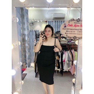 VÁY 2 DÂY BODY DÁNG DÀI BIGSIZE LINH MÓM