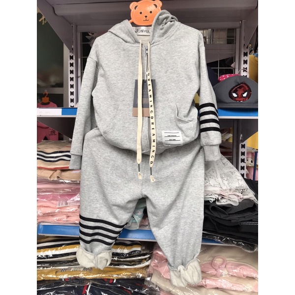 Bộ nỉ bé trai 15-25kg