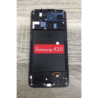 Màn liền khung samsung A20 (màn công nghệ mới)