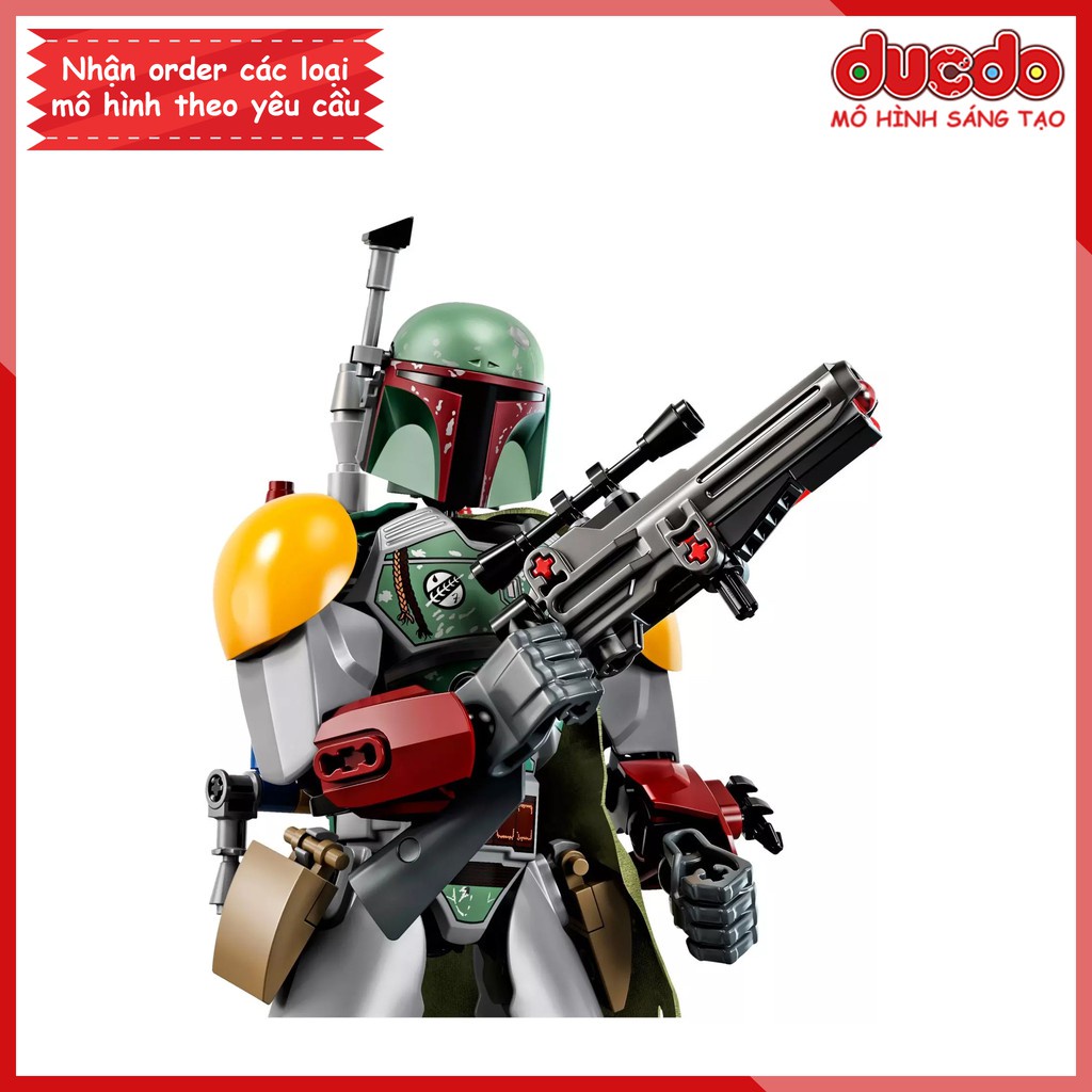 No.325 Lắp ghép Chiến tranh giữa các vì sao Boba Fett - Đồ chơi Xếp hình Mô hình Minifigures 75533