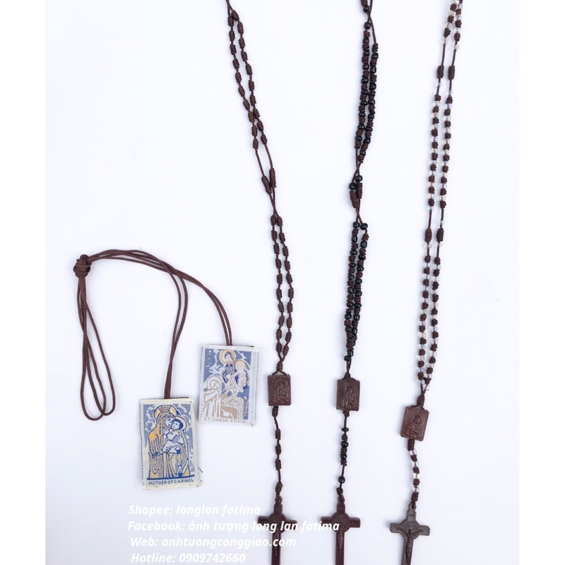ÁO ĐỨC BÀ DÙ-CHUỖI MÂN CÔI-TRÀNG HẠT MÂN CÔI-QUÀ TẶNG CÔNG GIÁO