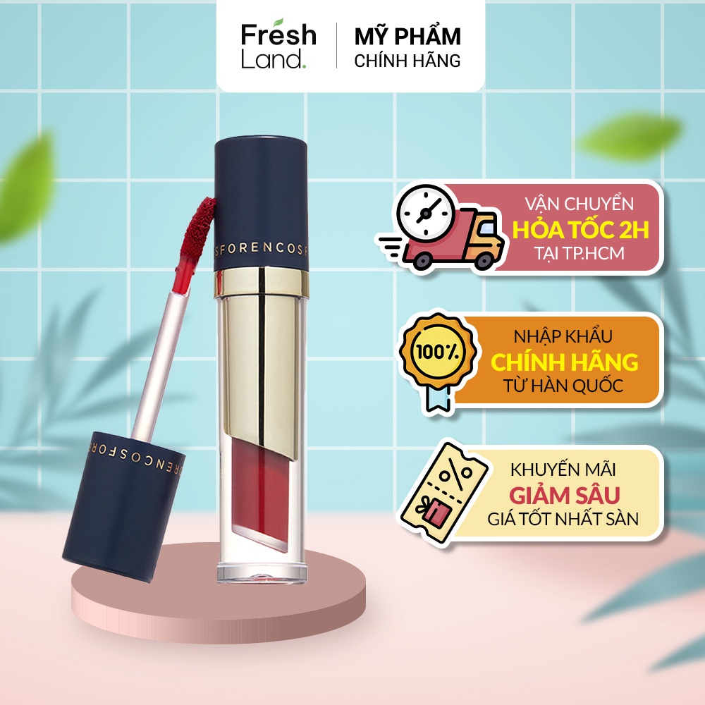 Son Kem Lì FORENCOS Tatto CLAIR Velvet Tint - Hàng Chuẩn full 21 màu