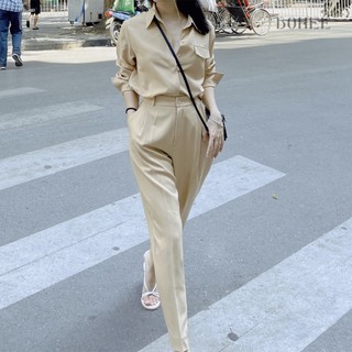 Sơ mi be cổ đức BOHEE A268