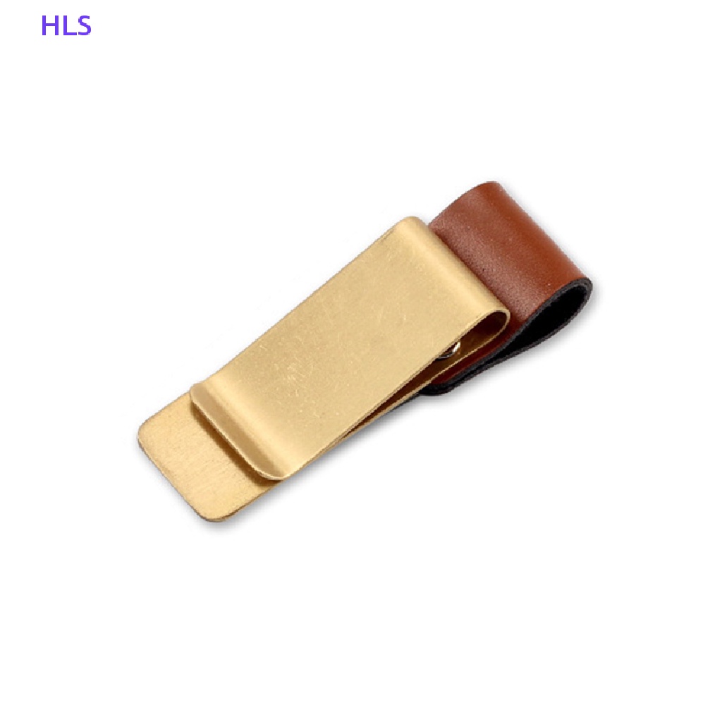 1 Kẹp Giấy / Da / Đồng Thau Bằng Thép Không Gỉ Tiện Dụng