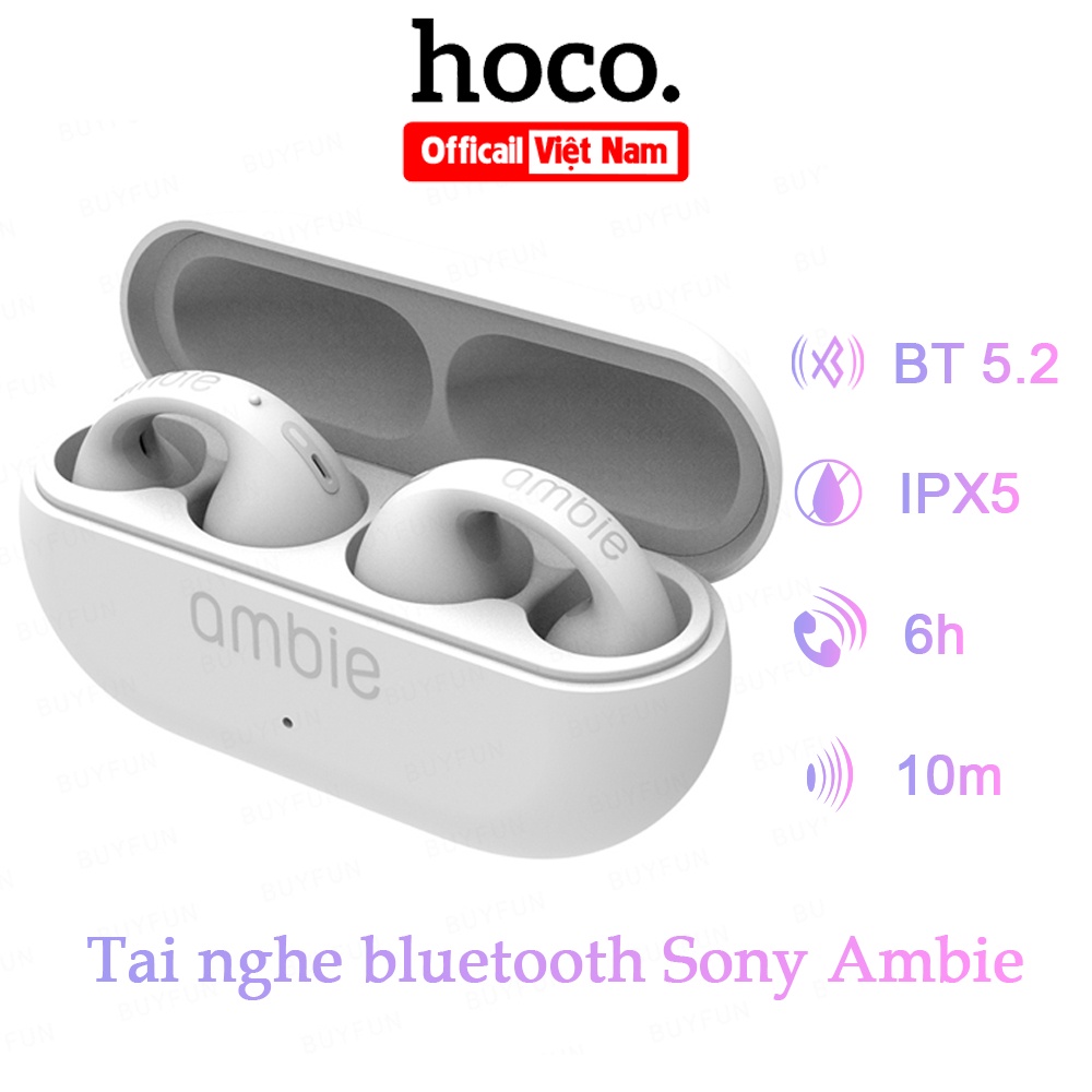 Tai Nghe Ambie Còng Tai Nghe Bluetooth 5.2 Không Dây AM-Mw01 TWS AMTW01 TW-01 Mới Hot 2022