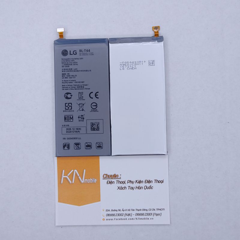 Pin lg v40 ThinQ, stylo 5 zin chính hãng BL-T37, BL-T44