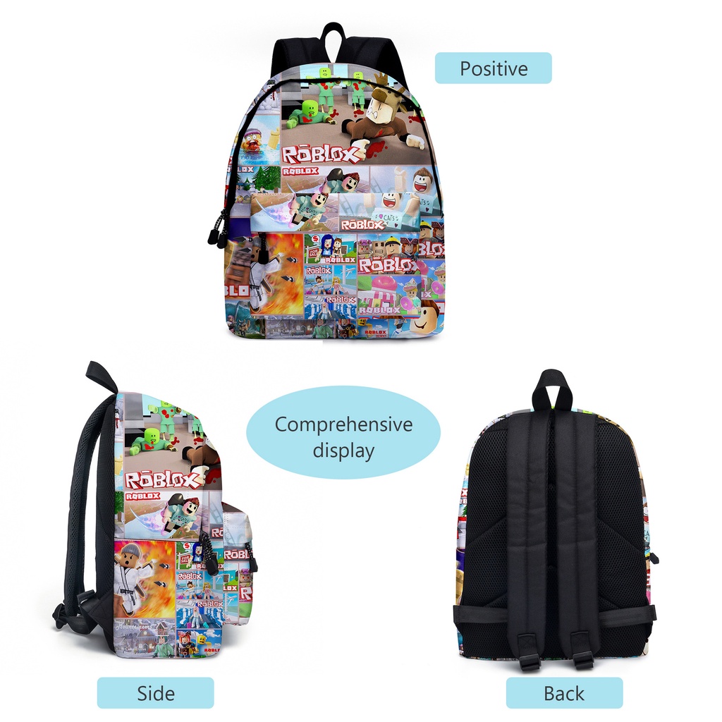 Ba Lô Đi Học Họa Tiết Anime Roblox Xinh Xắn Dành Cho Bé