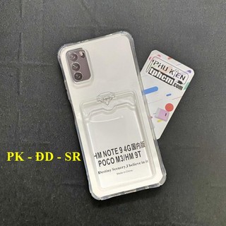 Ốp lưng xiaomi poco m3 dẻo trong chống sốc đựng card