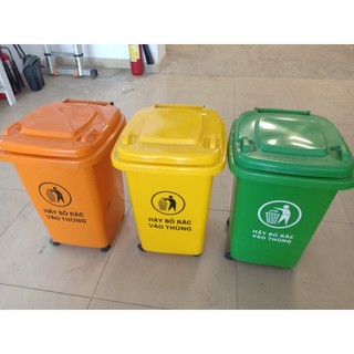 Thùng rác nhựa công cộng 60L