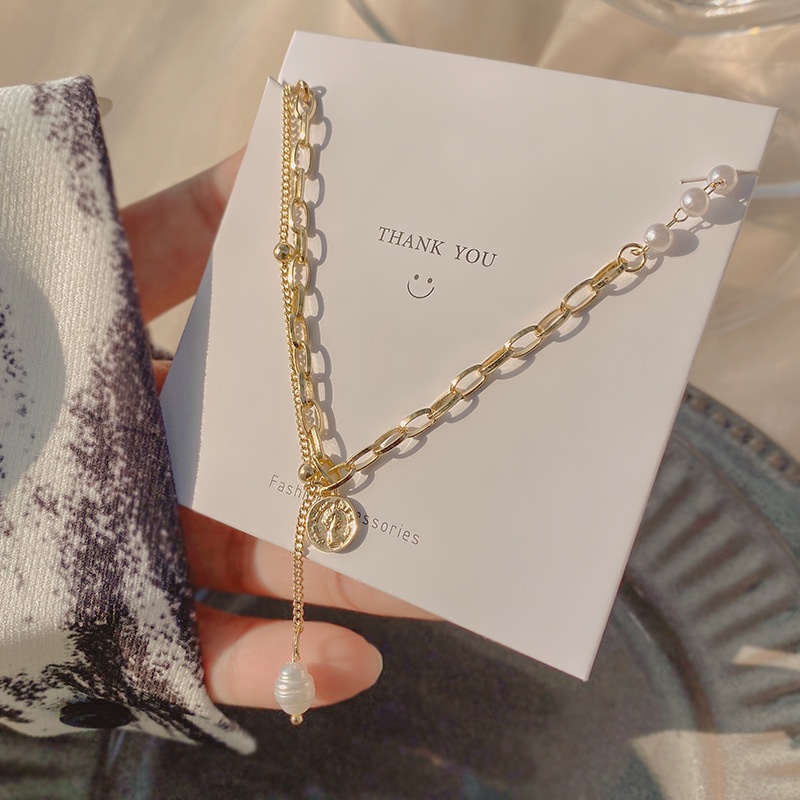 Vòng cổ Mặt Hình Chân Dung Nhỏ Sang Trọng Phong Cách Hip Hop Âu Mỹ Cho Nữ