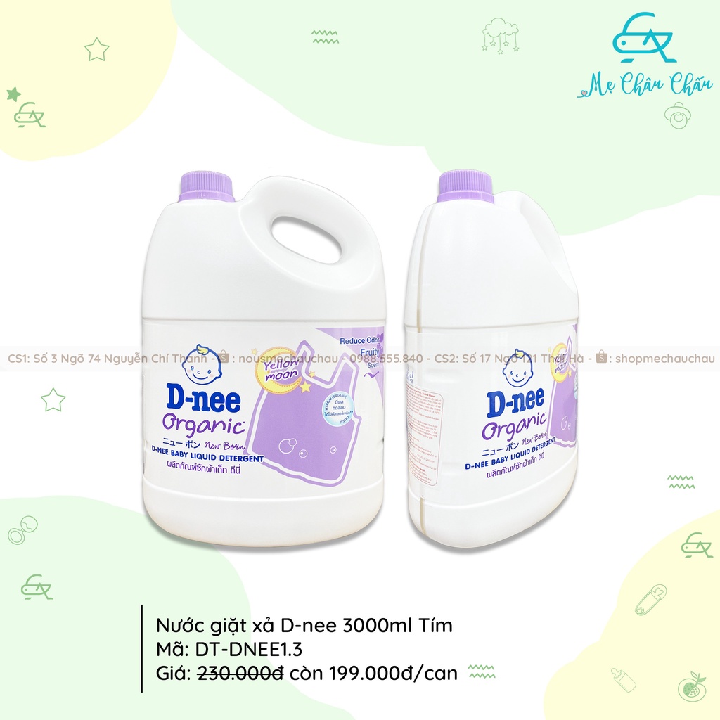 [Đủ Mẫu] Nước Giặt Xả Quần Áo Trẻ Em Sơ Sinh DNEE 3000ml Chính Hãng Công Ty Đại Thịnh