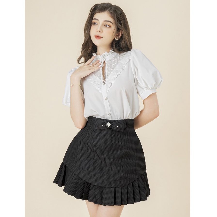 Áo sơ mi cổ ren Charisse shirt