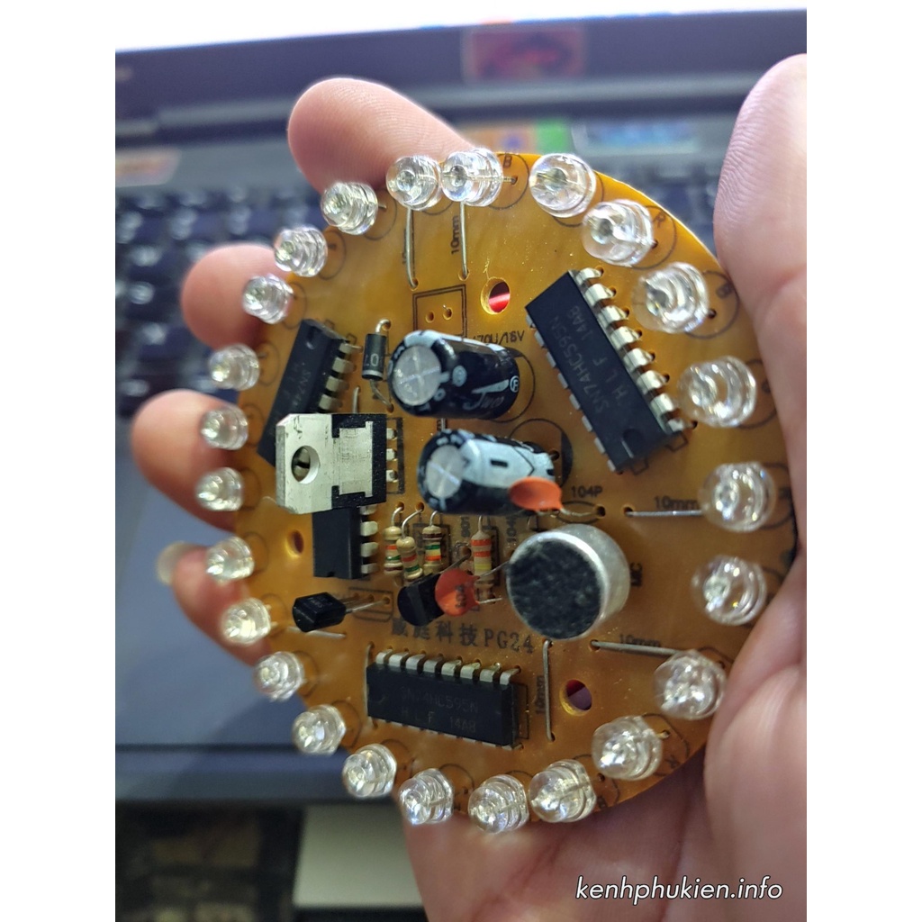 Mạch led đèn chớp nhiều màu theo nhạc