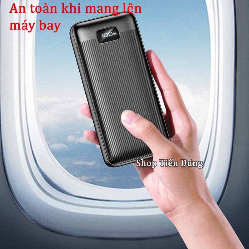 Sạc dự phòng nhanh 20w kèm dây sạc Yoobao LC5 dung lượng 20000mAh sạc nhanh PD có sẵn dây sạc, nhỏ gọn, tiện lợi