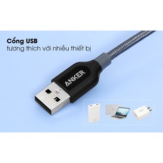 Cáp Micro USB 0.9m Anker PowerLine+ A8142 ( Like New )