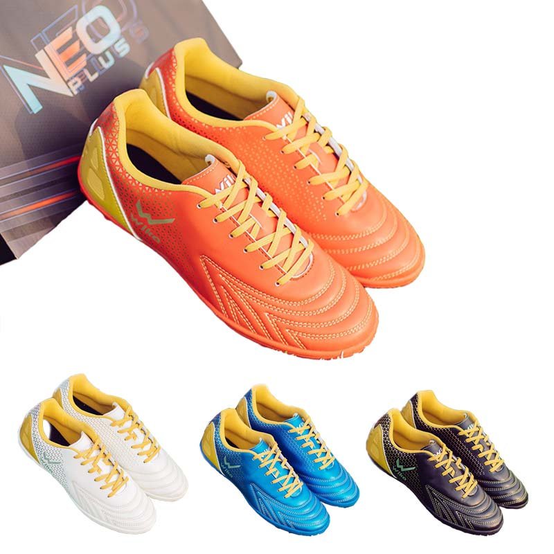 Giày Đá Bóng Wika Tekela Chính Hãng Chất Da Cao Cấp Phủ Nano, Khâu Full Đế Cùng Đệm Lót Chịu Lực Tốt