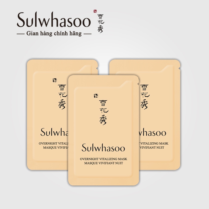 Mặt nạ ngủ Sulwhasoo Overnight Vitalizing Mask Ex 3ml/gói - Mặt nạ ngủ nhân sâm sulwhasoo